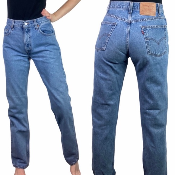 Levi's 505 Regular Fit 33x30 High Rise Mom Jeans - Picture 2 of 16